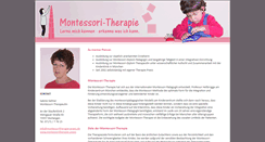 Desktop Screenshot of montessoritherapie-praxis.de