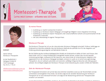 Tablet Screenshot of montessoritherapie-praxis.de